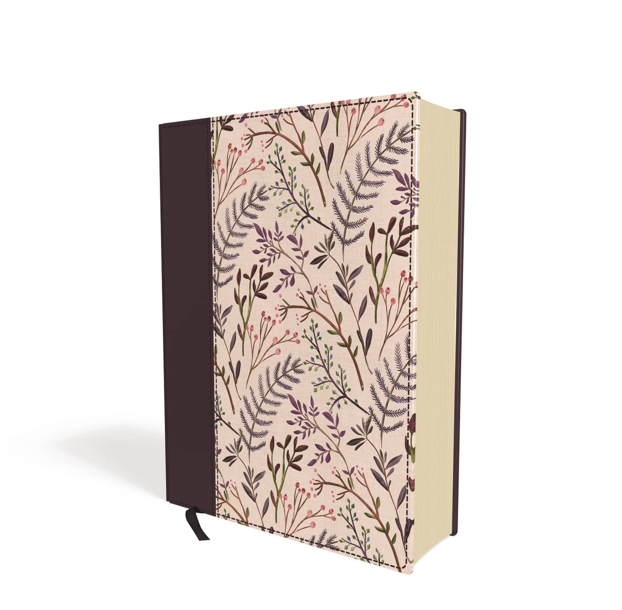 NIV, Journal the Word Bible, Cloth over Board, Pink Floral, Red Letteror tagline